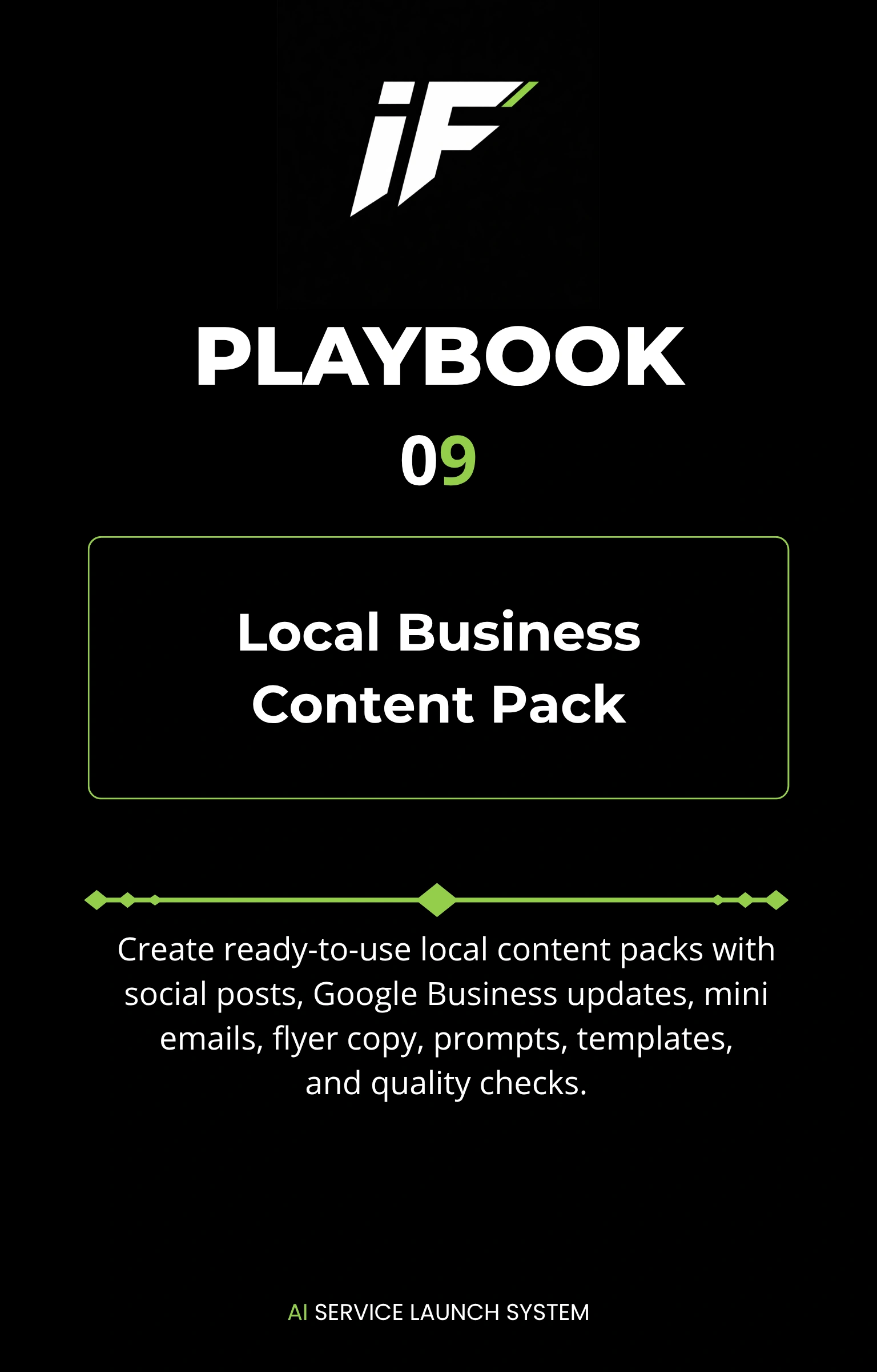 Local Business Content Pack playbook cover